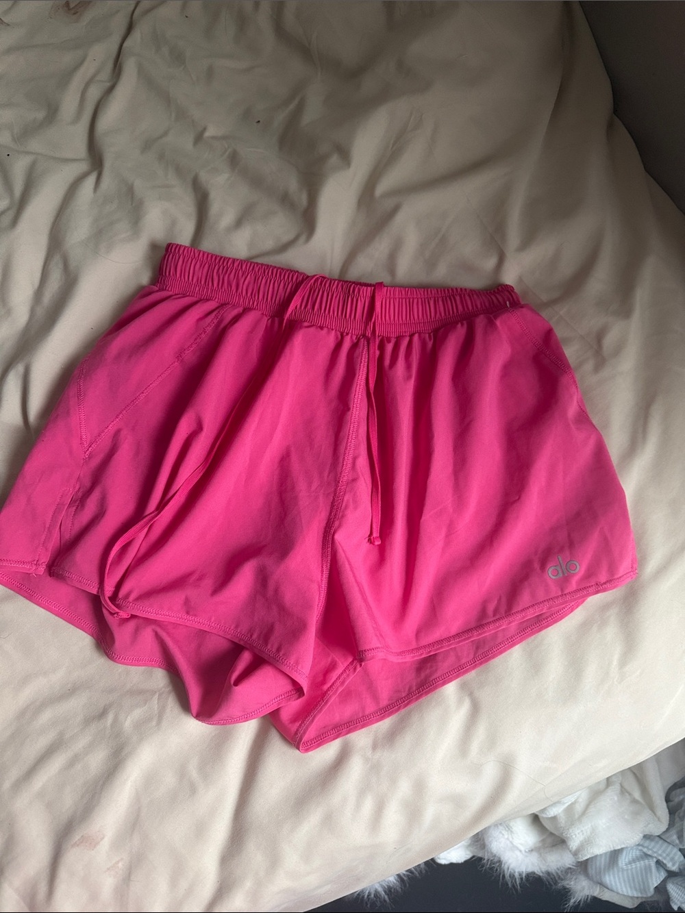 ALO Yoga Bright Pink Women's Athletic Shorts